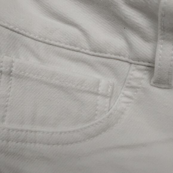 Inc International Concepts Skinny Jeans Size 2 White Stretchy Mock Front Pockets - Picture 8 of 8